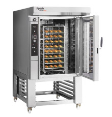 ПЕЧЬ МИНИРОТАЦИОННАЯ ЭЛЕКТРИЧЕСКАЯ 12 УР. С ПОДСТАВКОЙ С НАПРАВЛЯЮЩИМИ APACH BAKERY LINE C46ES EMPTA