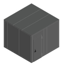 КАМЕРА 80ММ POLAIR КХН-16,77 2860Х2860Х2460