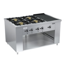 ПЛИТА ГАЗОВАЯ ВУЛКАН-HEIDEBRENNER ПРГ-IIА-6-1 MAXI АРТ. 8233