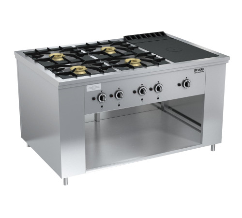 ПЛИТА ГАЗОВАЯ ВУЛКАН-HEIDEBRENNER ПРГ-IIА-6-1 MAXI АРТ. 8233