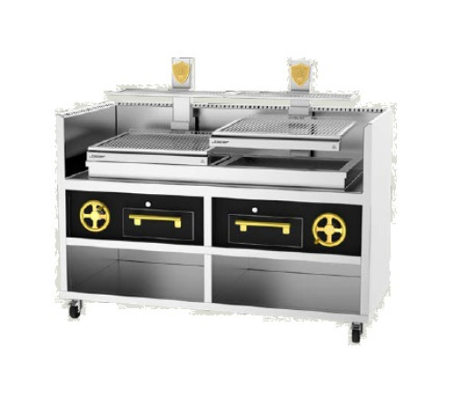 ГРИЛЬ ОТКРЫТЫЙ JOSPER BASQUE PVJ-76-2-2-MB