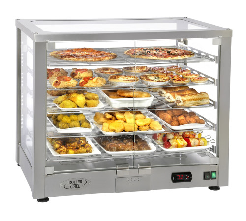 ВИТРИНА ТЕПЛОВАЯ ROLLER GRILL WD 780 D НЕРЖ.