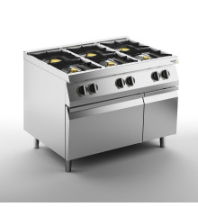 ПЛИТА ГАЗОВАЯ 6 КОНФОРОЧН. 700 СЕРИИ APACH CHEF LINE SLRRG127CS