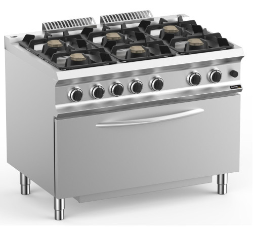 ПЛИТА ГАЗОВАЯ 6 КОНФОРОЧН. 700 СЕРИИ APACH CHEF LINE GLRRG117FGP EXTRA XL