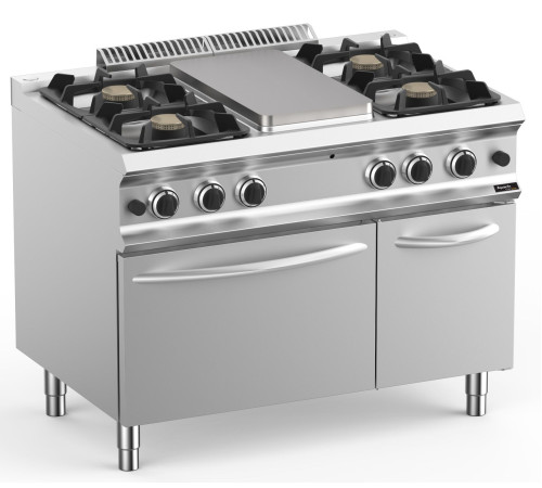 ПЛИТА СО СПЛОШНОЙ ПОВЕРХНОСТЬЮ ГАЗОВАЯ 700 СЕРИИ APACH CHEF LINE GLRSTG117R4FGP