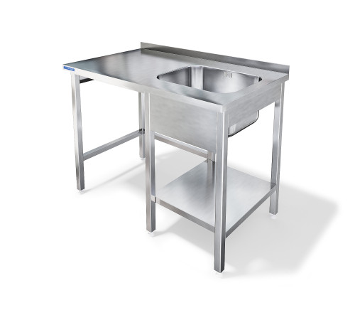 СТОЛ С ВАННОЙ ДЛЯ ФРОНТАЛЬНОЙ ПОСУДОМОЕЧНОЙ МАШИНЫ KAYMAN ДЛЯ П/М TATRA СПМФ-121/1207 ПРАВЫЙ