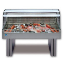 ВИТРИНА ХОЛОДИЛЬНАЯ TECFRIGO SHOPPING 2000 COLD НЕРЖ. + НОЖКИ