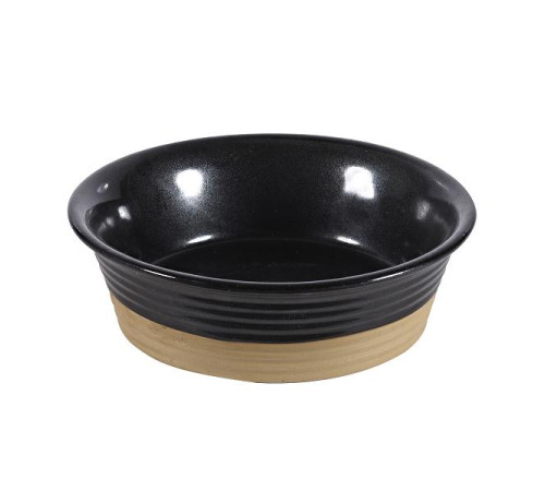 Блюдо глубокое d16см 0,48л, керамика, Igneous Black ZCBKIGLP1