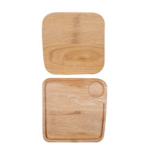 Блюдо деревянное 29х29см Buffet Wood ZCAWWBL1