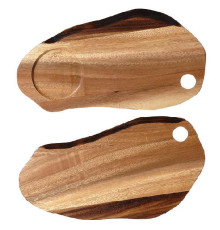 Блюдо деревянное 32х17см, двухстороннее, Buffet Wood ZCAWOB21