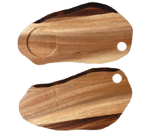 Блюдо деревянное 32х17см, двухстороннее, Buffet Wood ZCAWOB21