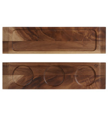 Блюдо деревянное 49,5х13см, двухстороннее, Buffet Wood ZCAWDBH31