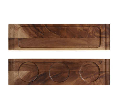 Блюдо деревянное 49,5х13см, двухстороннее, Buffet Wood ZCAWDBH31