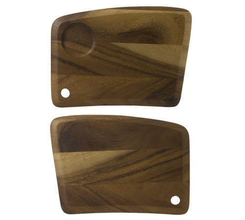 Блюдо деревянное GEO 29,5х21см, двухстороннее, Buffet Wood ZCAWCVMB1