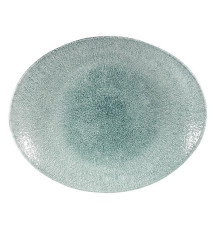 Блюдо овальное 27х22,9см, без борта, цвет Raku Jade Green, Studio Prints RKJGOP581