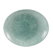 Блюдо овальное 31,7х25,5см, без борта, цвет Raku Jade Green, Studio Prints RKJGOP121