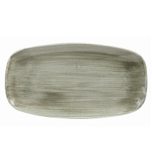 Блюдо прямоугольное CHEFS 29,8х15,3см, без борта, Stonecast Patina, цвет Burnished Green PABGXO111