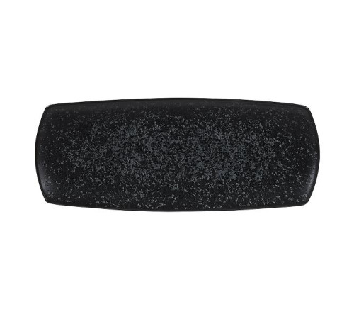 Блюдо прямоугольное узкое 35,5х14см, без борта, Menu Shades, цвет Caldera Ash Black ZCCANRPM1