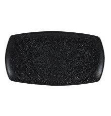 Блюдо прямоугольное узкое 35,5х19см, без борта, Menu Shades, цвет Caldera Ash Black ZCCANRPL1