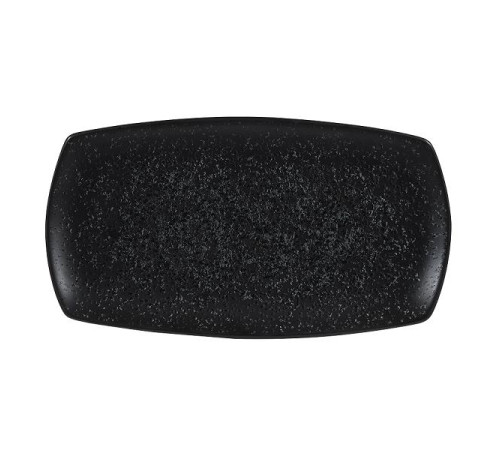 Блюдо прямоугольное узкое 35,5х19см, без борта, Menu Shades, цвет Caldera Ash Black ZCCANRPL1