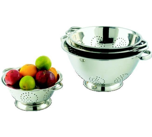 Дуршлаг полусферический d29см, 4,75л, на подставке, нерж.сталь COLD05