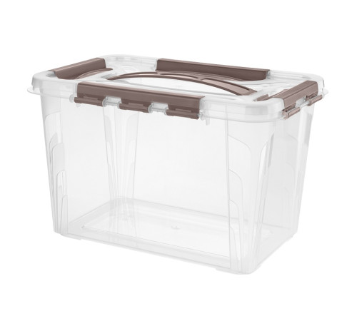Контейнер 6,65л (29х19см h18см) с замками, с крышкой, с ручкой, п/п 433234214