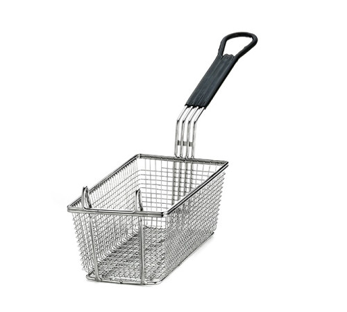 Корзина для фритюрницы 57х13,5см h10см, никелированная, ручка черная 426