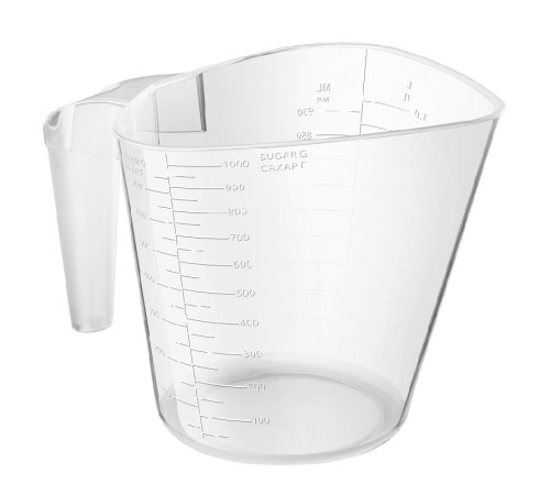 Кувшин мерный 1,0л, п/п, цвет прозрачный 431287301