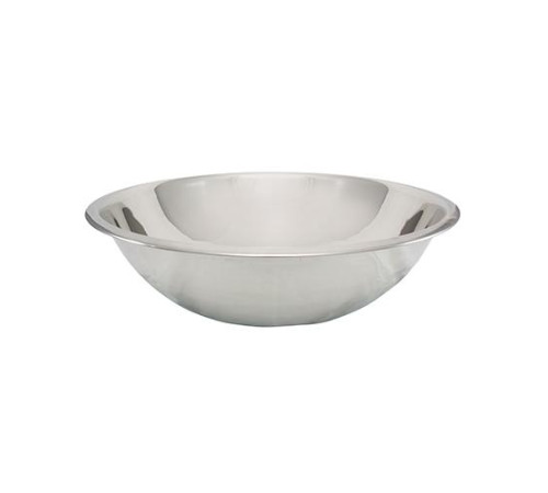 Миска полусферическая 2,8л d24см h7,5см, без ручек, нерж.сталь 824