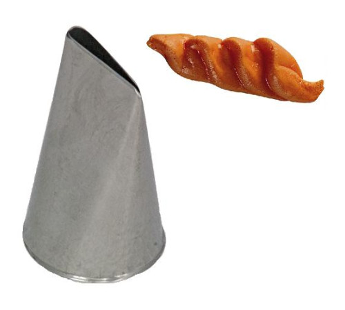 Насадка Завиток 16мм h40мм, нерж.сталь BX1303