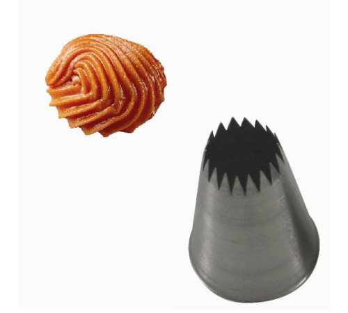 Насадка Хризантема d4мм нерж. BF310