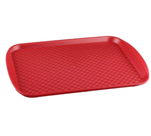 Поднос пласт. 35х45см, красный, полипропилен 422108804