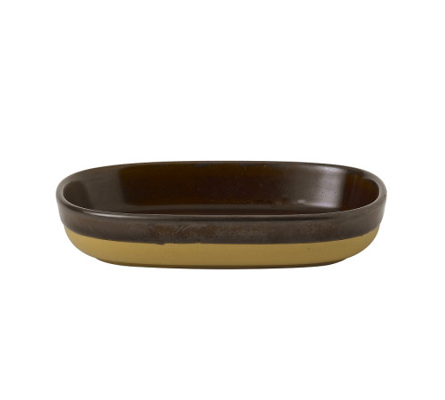 Поднос сервировочный 17,3х11,9см h3,3см, серия EMERGE, цвет Cinnamon Brown EMBRET171