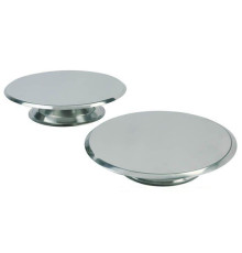 Подставка д/торта d31см h4,5см, нерж.сталь CKS10