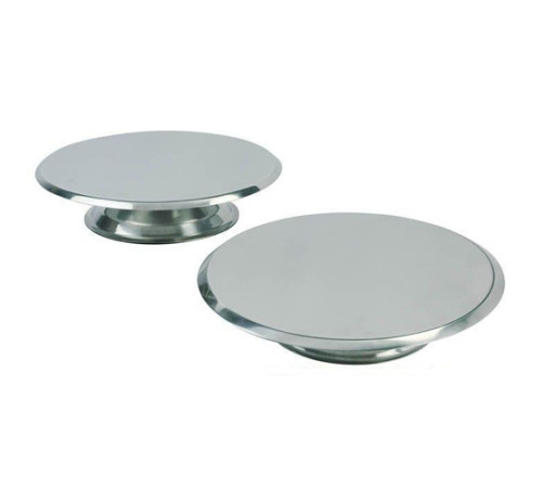 Подставка д/торта d31см h4,5см, нерж.сталь CKS10