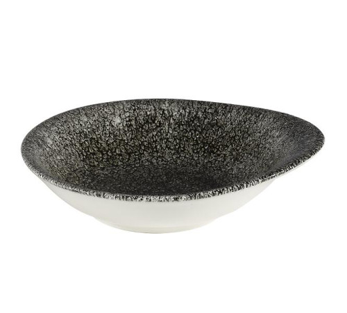 Салатник 0,17л 16х14,5см, без борта, цвет Raku Quartz Black, Studio Prints RKBQID61