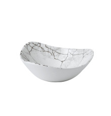 Салатник треугольный 0,37л d18,5см, без борта, цвет Kintsugi Agate Grey, Studio Prints KTAGTRB71