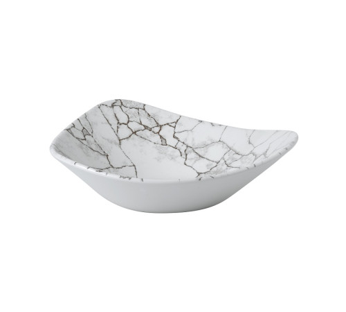 Салатник треугольный 0,60л d23,5см, без борта, цвет Kintsugi Agate Grey, Studio Prints KTAGTRB91