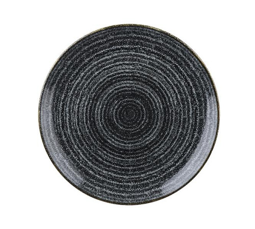 Тарелка мелкая 16,5см, без борта, цвет Charcoal Black, Studio Prints SPCBEVP61