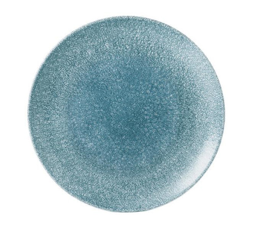 Тарелка мелкая 26см, без борта, цвет Raku Topaz Blue, Studio Prints RKTBEV101