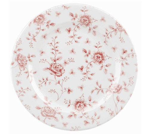 Тарелка мелкая 27,6см Vintage Prints, цвет Cranberry Rose Chintz RCCVP581