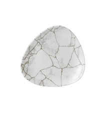 Тарелка мелкая треугольная 19,2см, без борта, цвет Kintsugi Agate Grey, Studio Prints KTAGTR71