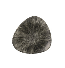 Тарелка мелкая треугольная 19,2см, без борта, цвет Stone Quartz Black, Studio Prints STQBTR71