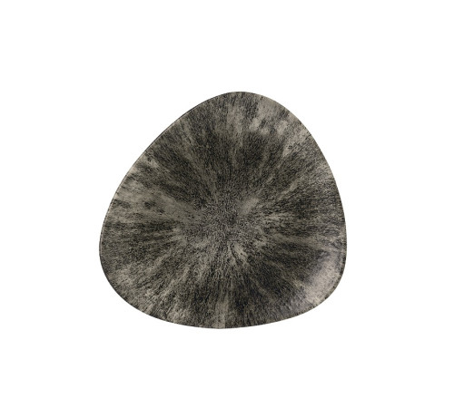 Тарелка мелкая треугольная 19,2см, без борта, цвет Stone Quartz Black, Studio Prints STQBTR71