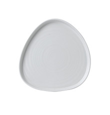 Тарелка треугольная мелкая CHEFS Walled 20см h2см, с прямым бортом, Chefs Plates, цвет White WHWT211