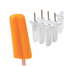 Форма для мороженого Волна, 6 ячеек, пластик 105000