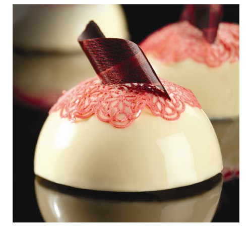 Форма силик. д/зам. и вып. PAVOFLEX Полусфера d70мм h40мм, 120мл, 24 ячейки PX001