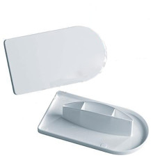 Шпатель для мастики 82х148мм, пластик 40-W004