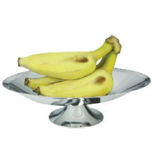 Ваза для фруктов 19см, нерж.сталь