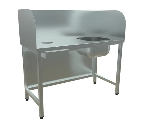 СТОЛ ДЛЯ ЧИСТКИ РЫБЫ СЧР-120/70